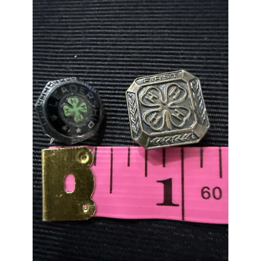 Lot Of 2 Vintage 4-H Pins